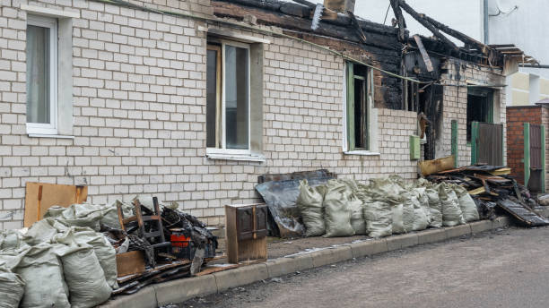 Professional Fire Damage Removal technician working in Anna Maria, FL